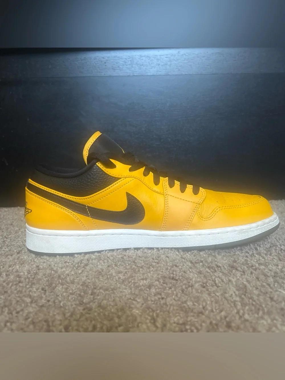 Used Air Jordan 1 Low ‘University Gold / Black’ Men’s Size 12